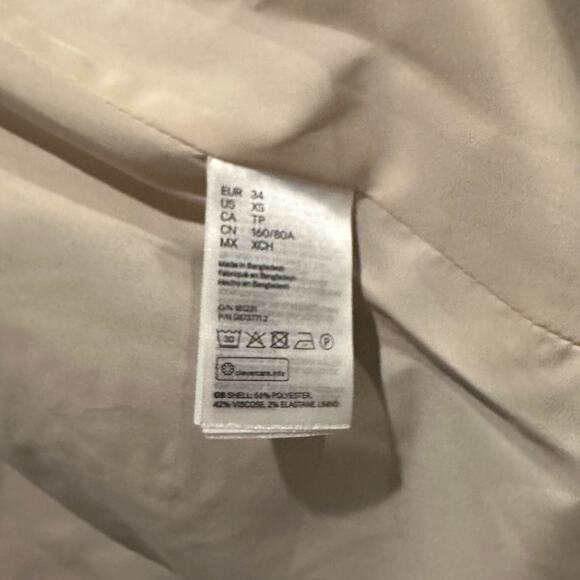 H&M Women’s Single Breasted Plaid Blazer Suit Jacket - Picture 5 of 5